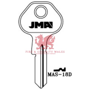 JMA MAS-18D Cylinder Key Blank for Master®