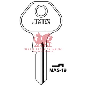 JMA MAS-19 Cylinder Key Blank for Master®