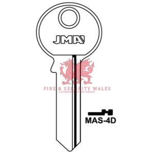 JMA MAS-4D Cylinder Key Blank for Master®