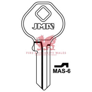 JMA MAS-6 Cylinder Key Blank for Master®