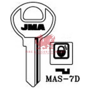 JMA MAS-7D Cylinder Key Blank for Master®