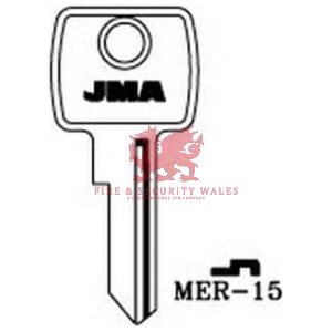 JMA MER-15 Cylinder Key Blank for Meroni®