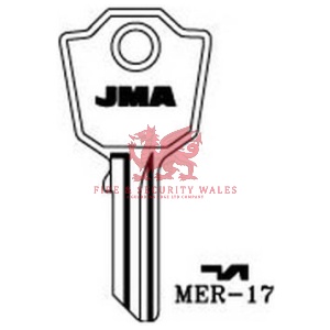 JMA MER-17 Cylinder Key Blank for Meroni®