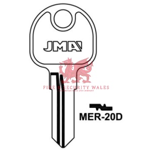 JMA MER-20D Cylinder Key Blank - CC for Meroni®