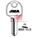 JMA MER-21D Cylinder Key Blank - CD for Meroni®