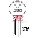 JMA MI-3D Cylinder Key Blank for Mila®