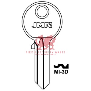 JMA MI-3D Cylinder Key Blank for Mila®