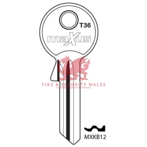 Maxus® Banham Key Blank - T36