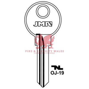 JMA OJ-19 Cylinder Key Blank for Ojmar®