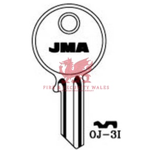 JMA OJ-3I Cylinder Key Blank for Ojmar®