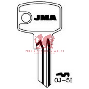 JMA OJ-5I Cylinder Key Blank for Ojmar®