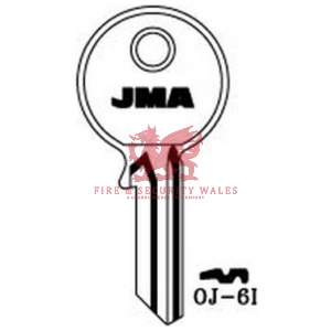 JMA OJ-6I Cylinder Key Blank for Ojmar®