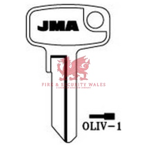 JMA Cylinder Key Blank for Olivetti®