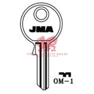 JMA OM-1 Cylinder Key Blank for O.M.R.®