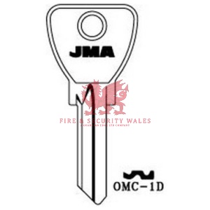 JMA OMC-1D Cylinder Key Blank for Omec®