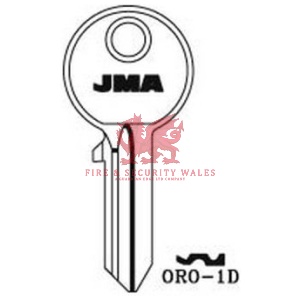 JMA ORO-1D Cylinder Key Blank for Oro®