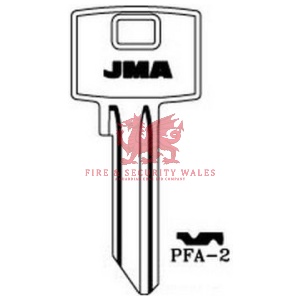 JMA PFA-2 Cylinder Key Blank for Pfaffenhain®