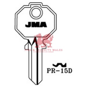 JMA PR-15D Cylinder Key Blank for Prefer®