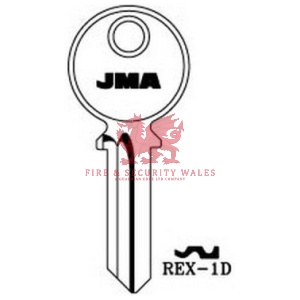 JMA REX-1D Cylinder Key Blank for Rex®