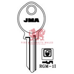 JMA RGM-1I Cylinder Key Blank for RGM®