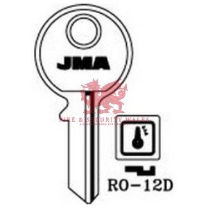 JMA RO-12D Cylinder Key Blank for Ronis®