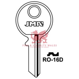 JMA RO-16D Cylinder Key Blank for Ronis®