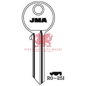 JMA RO-25I Cylinder Key Blank for Ronis®