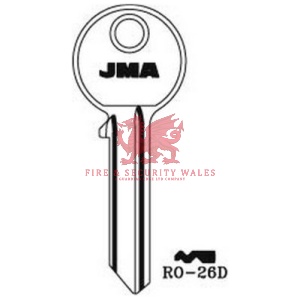 JMA RO-26D Cylinder Key Blank for Ronis®