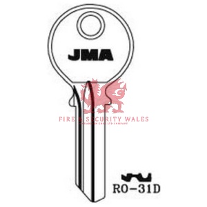 JMA RO-31D Cylinder Key Blank for Ronis®