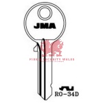 JMA RO-34D Cylinder Key Blank for Ronis®