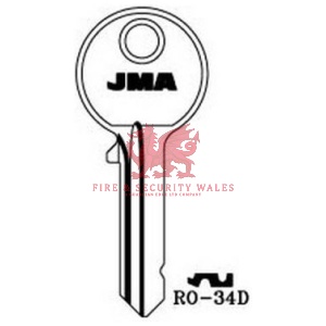 JMA RO-34D Cylinder Key Blank for Ronis®