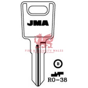 JMA RO-38 Cylinder Key Blank for Ronis®