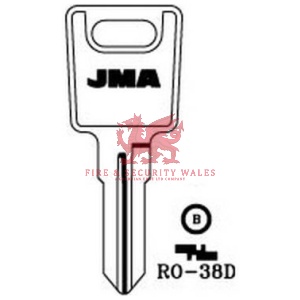 JMA RO-38D Cylinder Key Blank for Ronis®