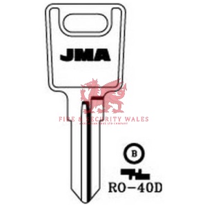 JMA RO-40D Cylinder Key Blank for Ronis®