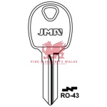 JMA RO-43 Cylinder Key Blank - 4R for Ronis®