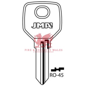 JMA RO-45 Cylinder Key Blank for Ronis®