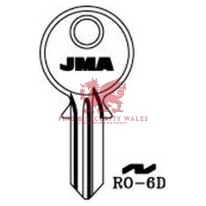 JMA RO-6D Cylinder Key Blank for Ronis®