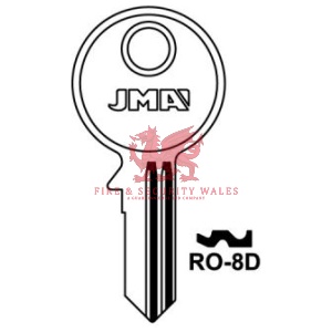 JMA RO-8D Cylinder Key Blank for Ronis®