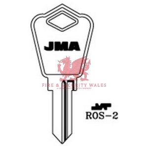 JMA ROS-2 Vehicle Key Blank for Ross®