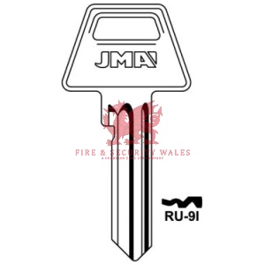 JMA RU-9I Cylinder Key Blank - UL for Ruko®