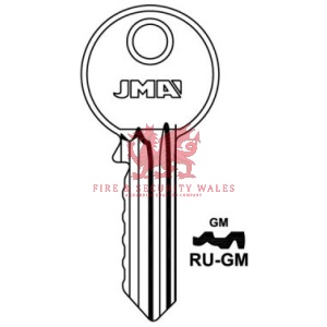 JMA RU-GM Cylinder Key Blank - GMR for Ruko®