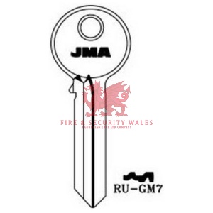 JMA RU-GM7 Cylinder Key Blank - GM for Ruko®