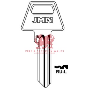 JMA RU-L Cylinder Key Blank - UL for Assa®