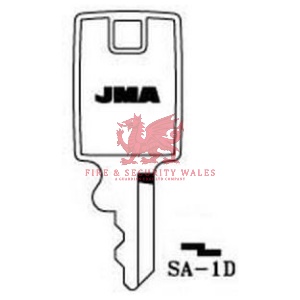 JMA SA-1D Cylinder Key Blank for Samsonite®