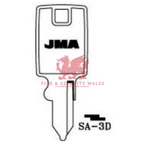 JMA SA-3D Cylinder Key Blank for Samsonite®