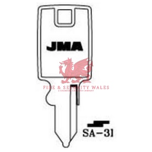 JMA SA-3I Cylinder Key Blank for Samsonite®