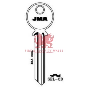 JMA SEL-2D Cylinder Key Blank for Select®