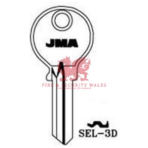 JMA SEL-3D Cylinder Key Blank for Select®