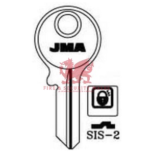 JMA Cylinder Key Blank - SIS-2 for SIS®