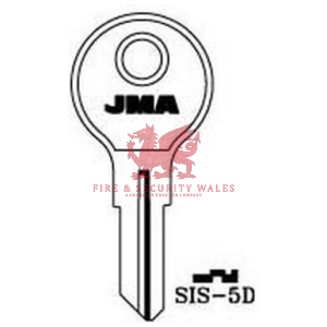 JMA Cylinder Key Blank - SIS-5D for SIS®